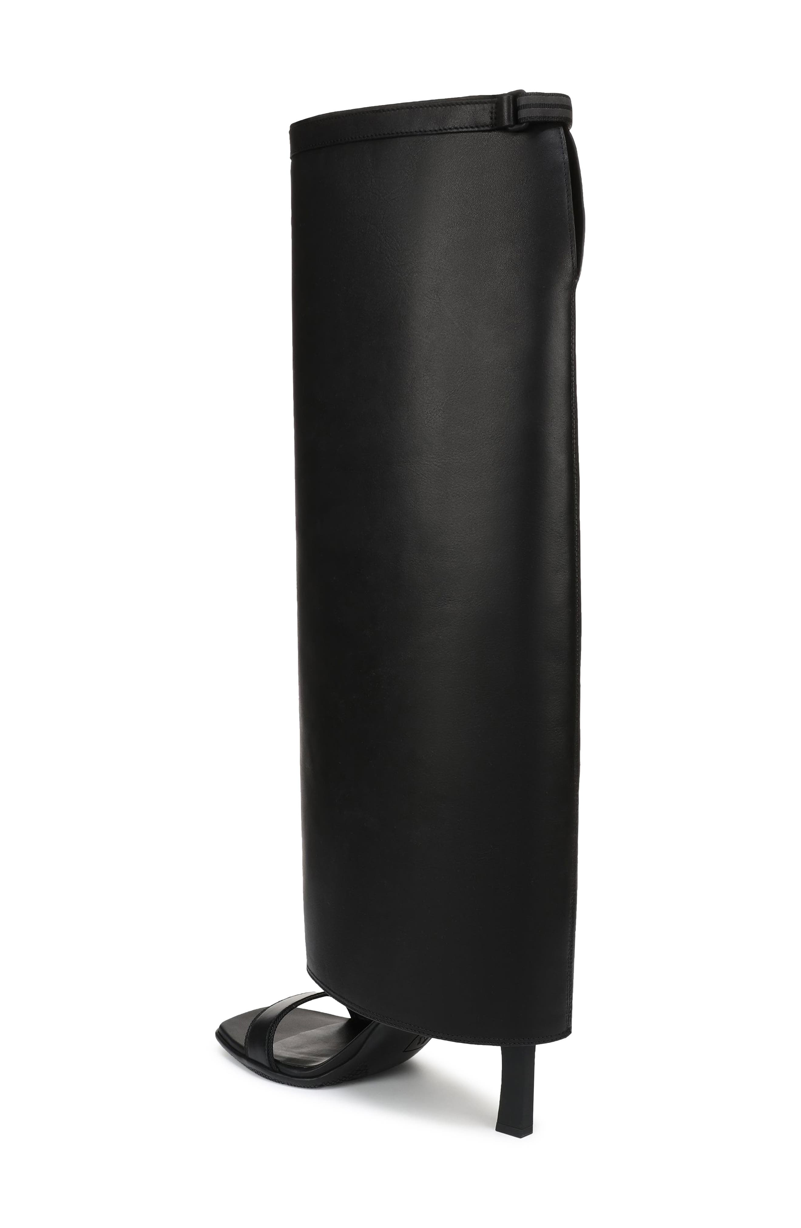 Naturalizer x June Ambrose Nova Shaft Sandal, Alternate, color, Black