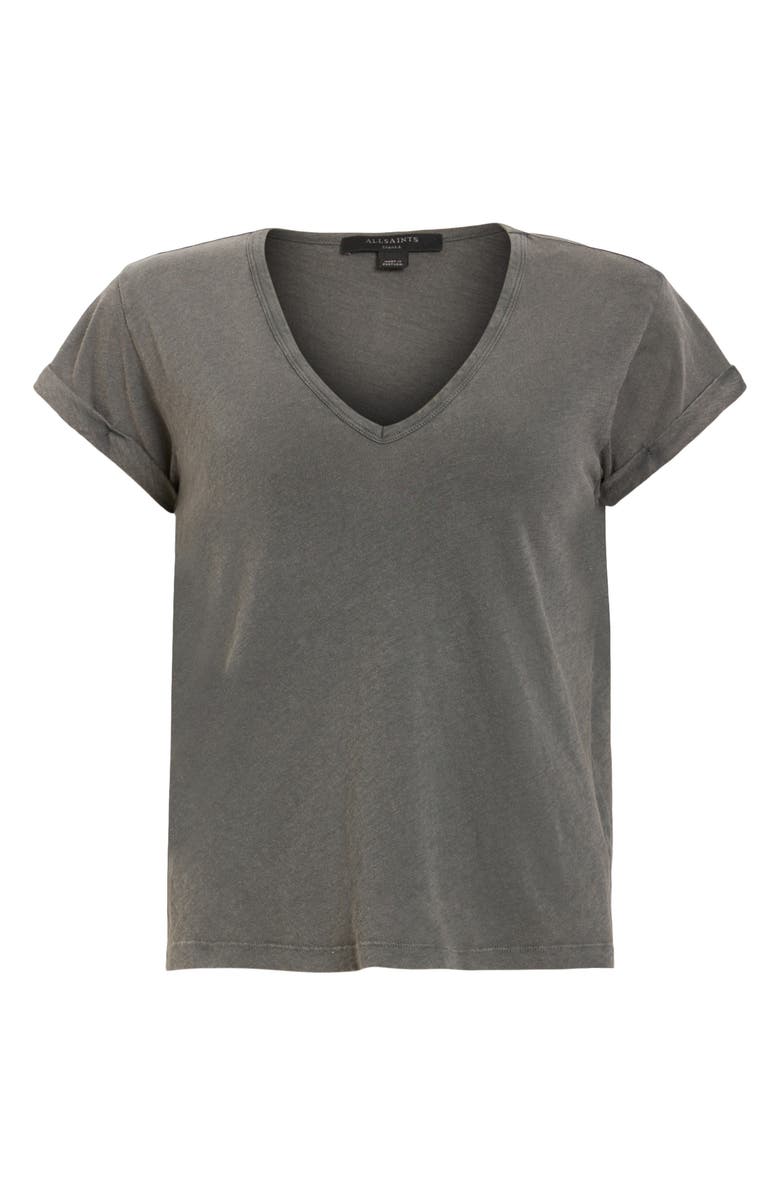 AllSaints Anna V-Neck Cotton T-Shirt, Alternate, color,