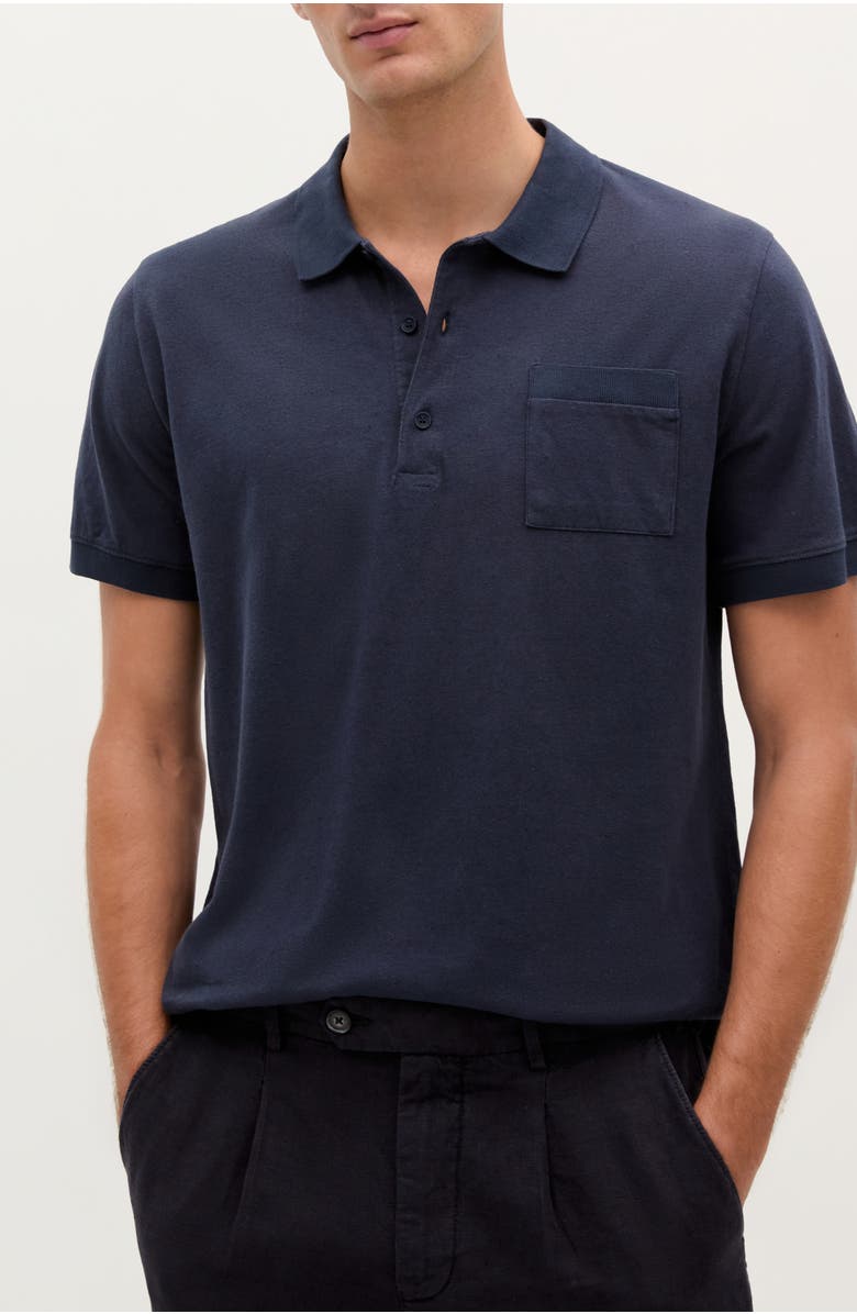 Scalpers Icon Rustic Polo, Main, color, Dark Blue
