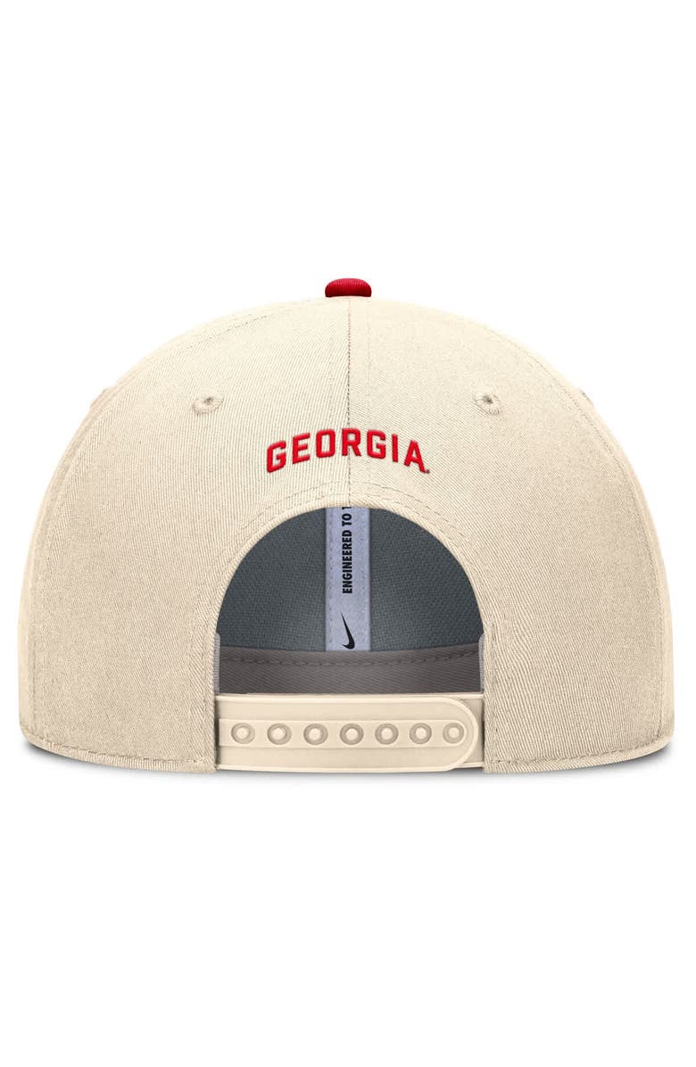 Nike Men's Nike Natural Georgia Bulldogs Rise Primetime Performance Trucker Adjustable Hat, Alternate, color, Natural