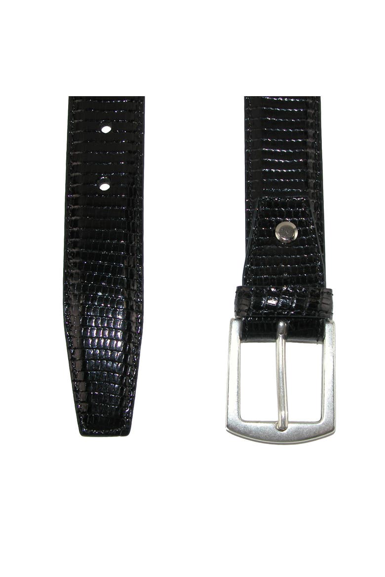 Men's Tejus Lizard 32mm Belt, Alternate, color, Black