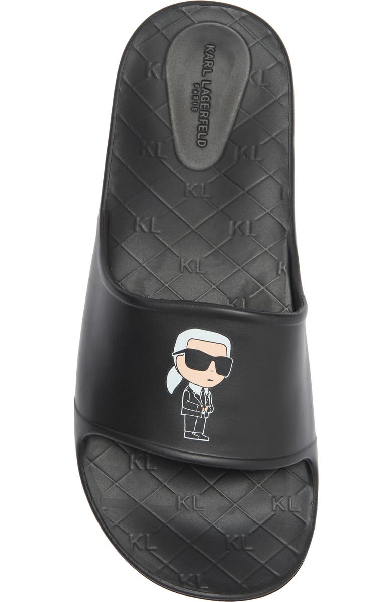 KARL LAGERFELD PARIS Karl Body Pool Slide Sandal, Alternate, color,