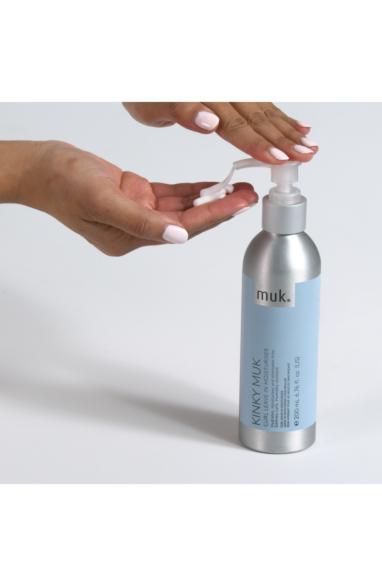 Muk Haircare Kinky muk Curl Leave In Moisturiser, Alternate, color, 6.76 Oz