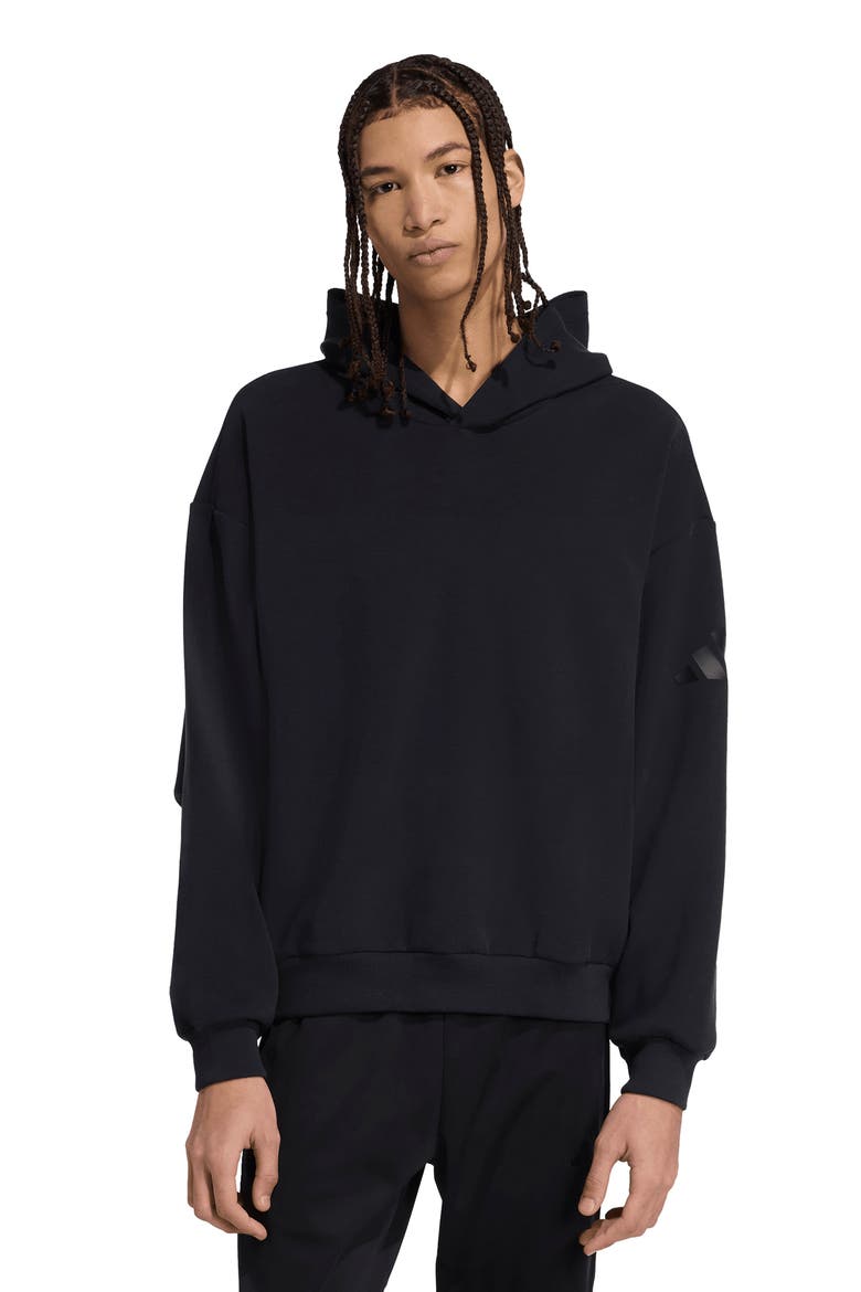 Performance Graphic Hoodie, Alternate, color, BLACK