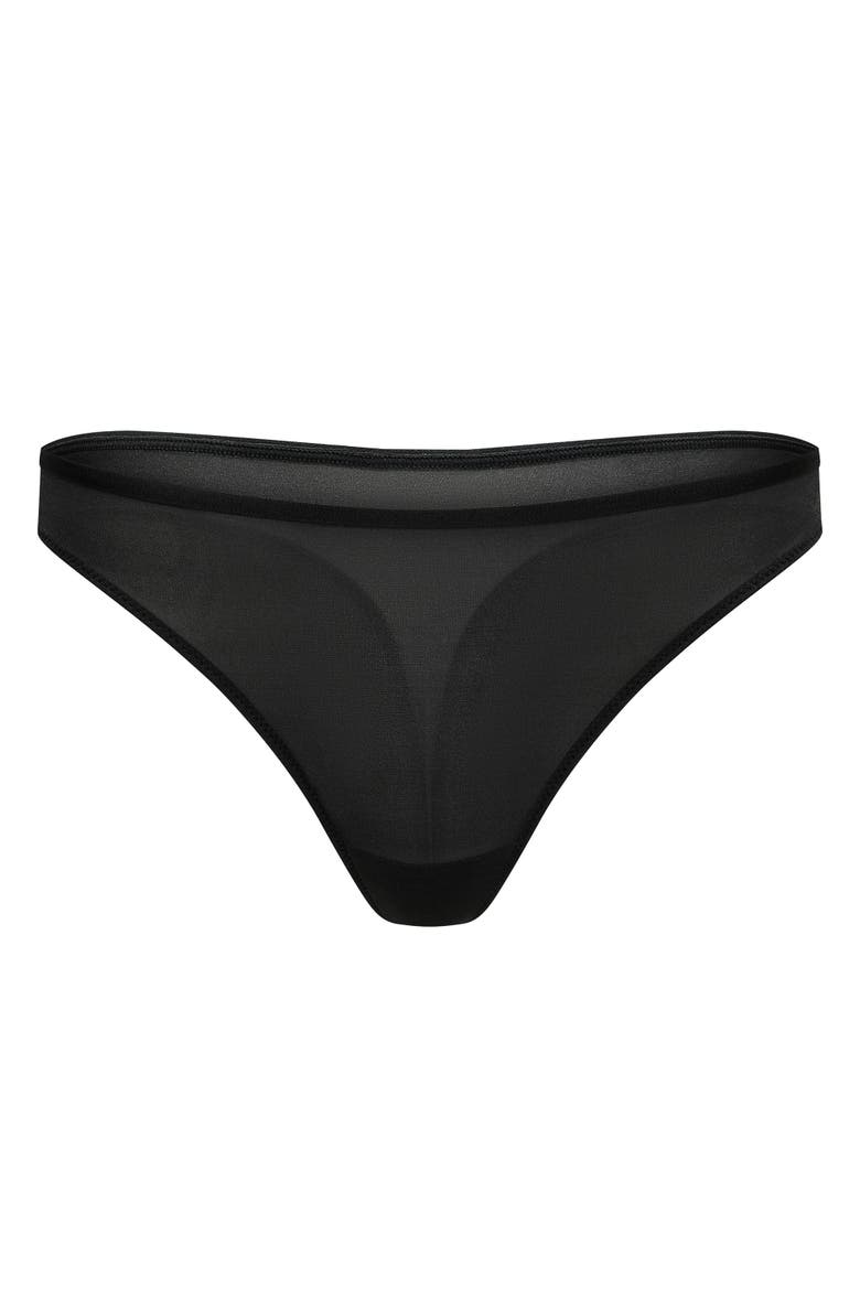 Hariette Thong Panties, Main, color, Black