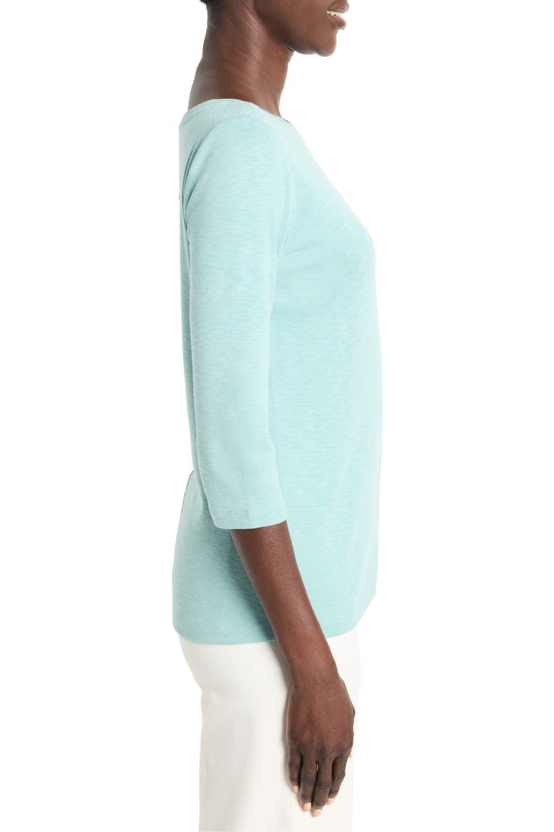 Boat Neck T-Shirt, Alternate, color, BRIGHT AQUIFER