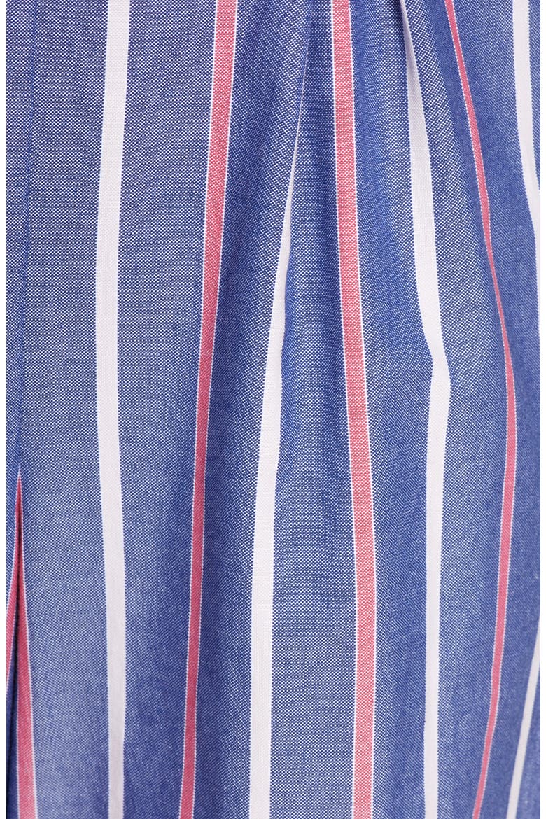Chevron Stripe Sleeveless Jumpsuit, Alternate, color, DENIM STRIPE