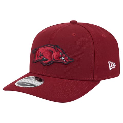 Men's New Era  Cardinal Arkansas Razorbacks Team Collective 9SEVENTY Stretch-Snap Adjustable Hat