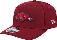 New Era Men's New Era  Cardinal Arkansas Razorbacks Team Collective 9SEVENTY Stretch-Snap Adjustable Hat