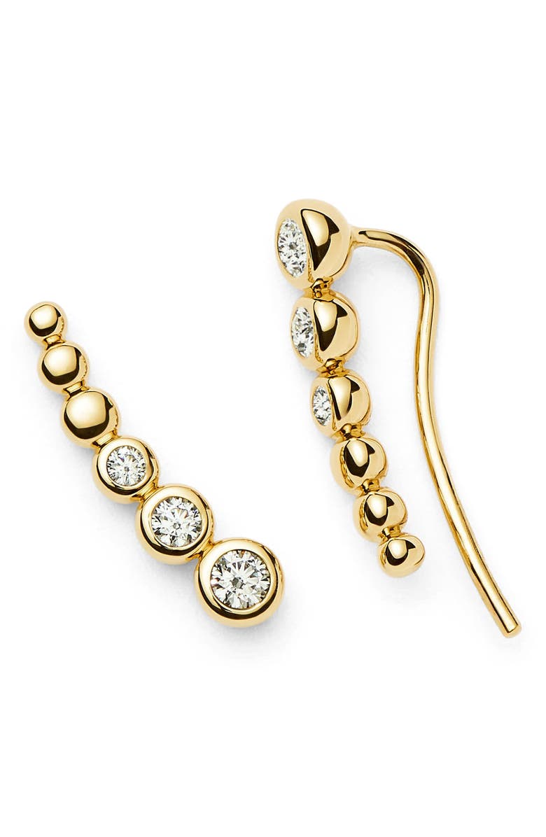 Missoma Tennis Ear Crawlers, Main, color, Gold