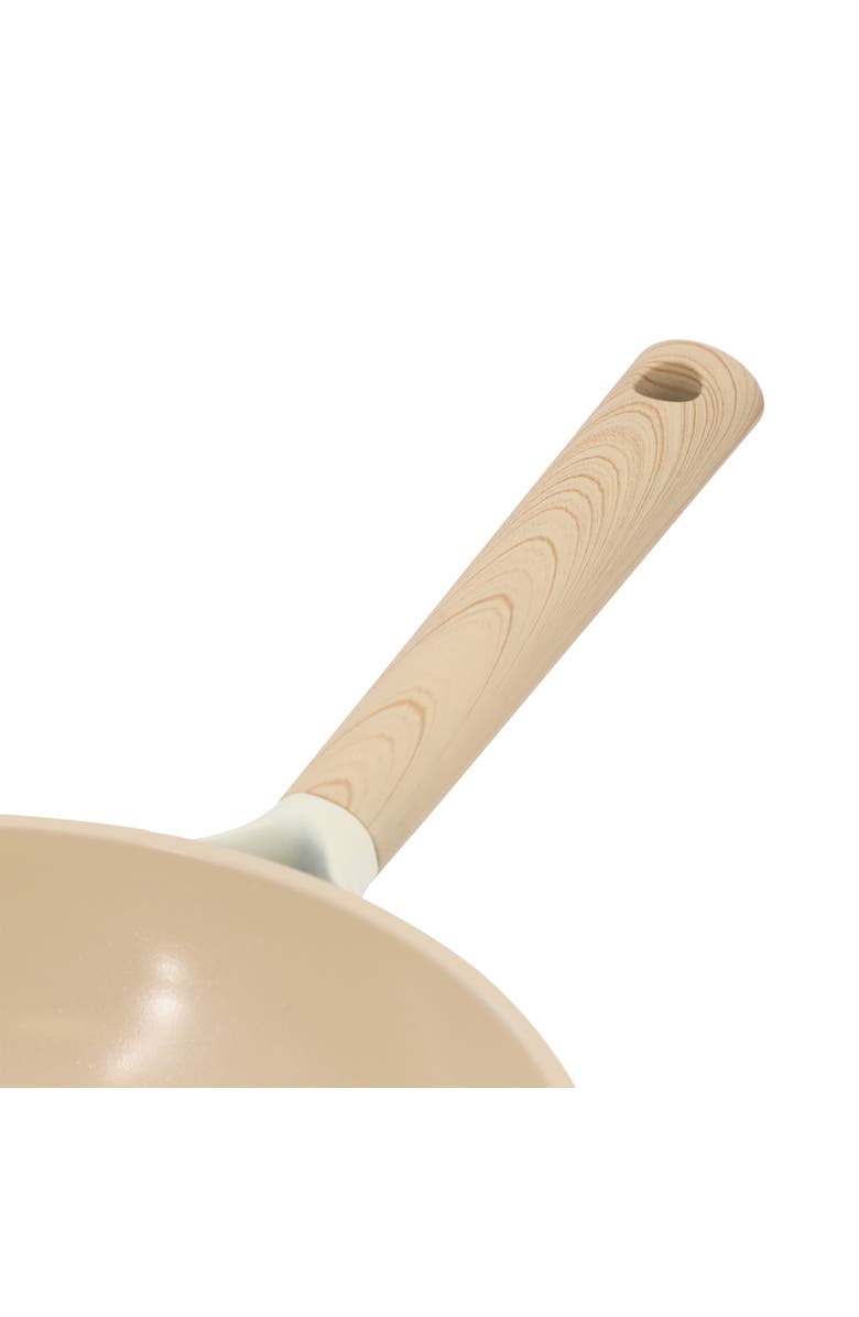 Gibson Elite Folkstone 10 Inch Ceramic Nonstick Cast Aluminum Frypan, Alternate, color, Beige