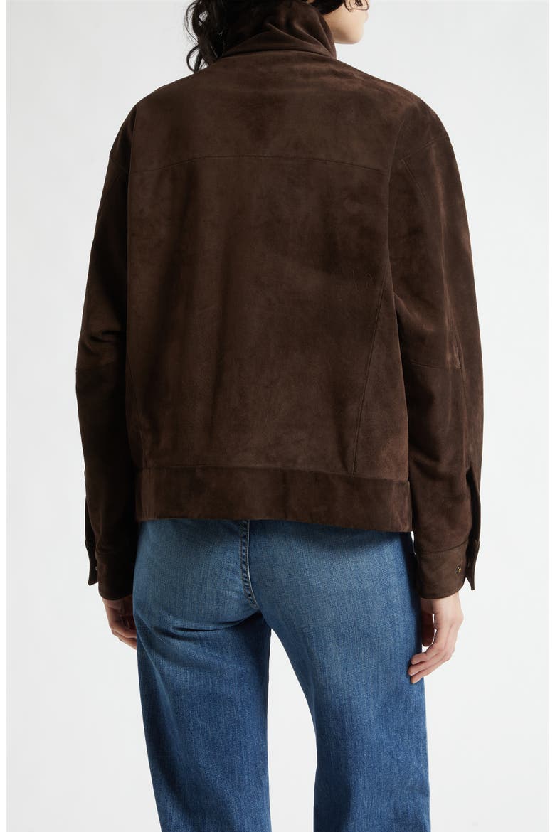 Cirque Suede Jacket, Alternate, color, CHOCOLATE BROWN