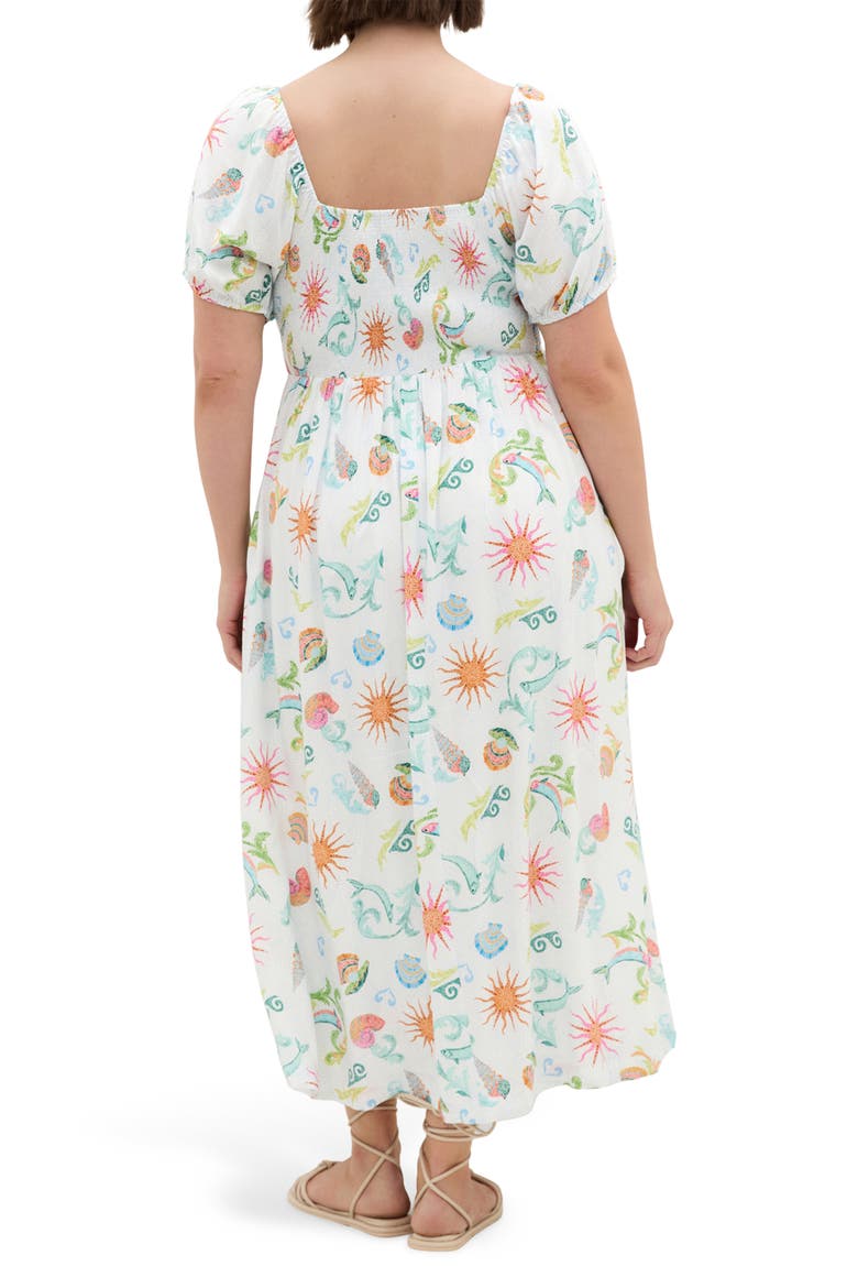 Abbie Ocean Print Sundress, Alternate, color, OCEAN PRINT