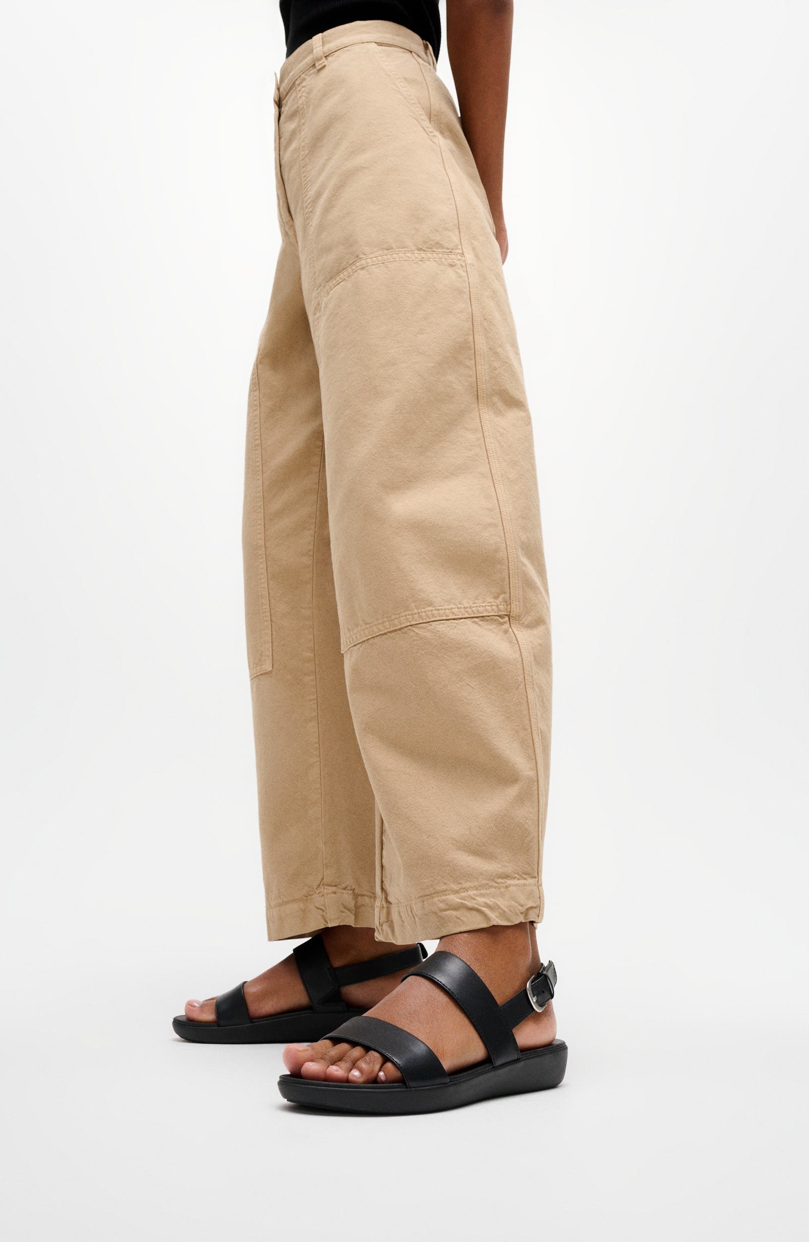 Flowform Platform Sandal, Alternate, color, BLACK