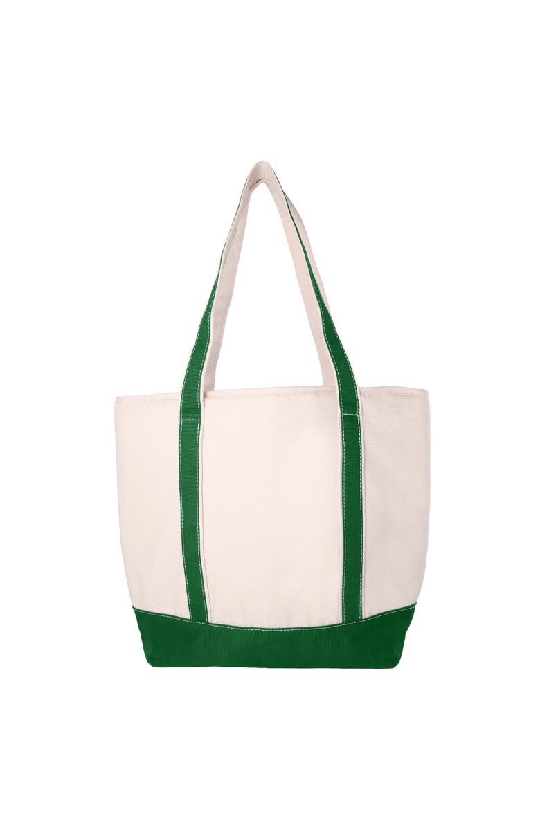 Lands' End Insulated Tote Bag with Zip Closure, Large Cooler Bag for Travel, Pool, and Park, Alternate, color, Kelly Green