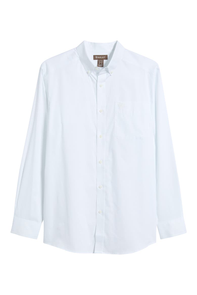 Standard Twill Classic Fit Shirt, Alternate, color, WHITE