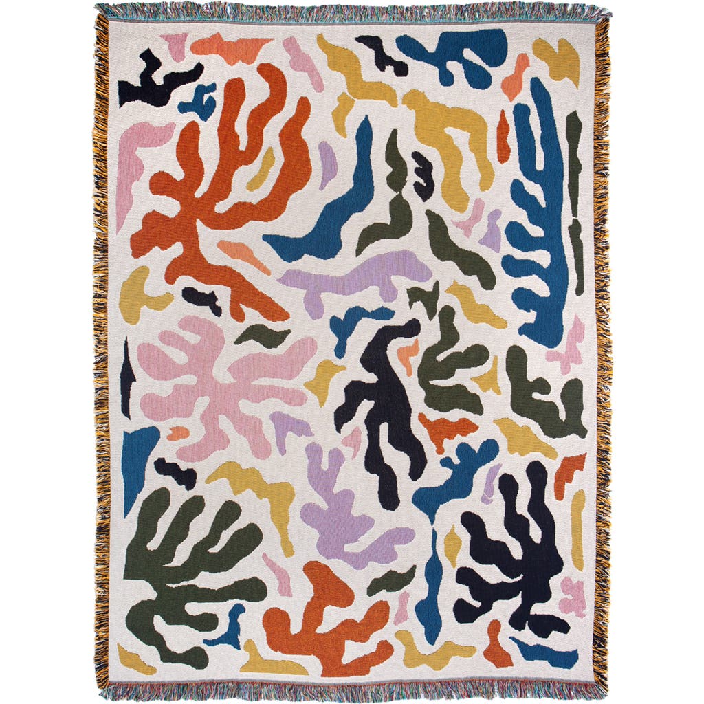 Slowdown Studio Mercer Woven Throw Blanket In Multi