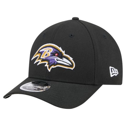 Men's New Era  Black Baltimore Ravens Team Collection 9FORTY M-Crown Adjustable Hat