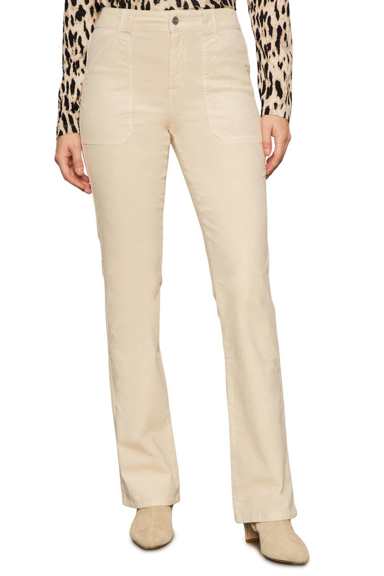 Hayden Bootcut Corduroy Pants, Main, color, VANILLA CREME