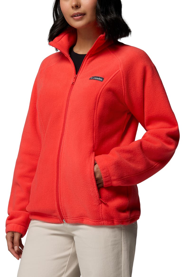 Benton Springs Fleece Jacket, Alternate, color, POPPY RED