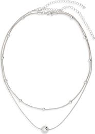 NORDSTROM RACK Demi-Fine 2-Pack Chain Necklaces