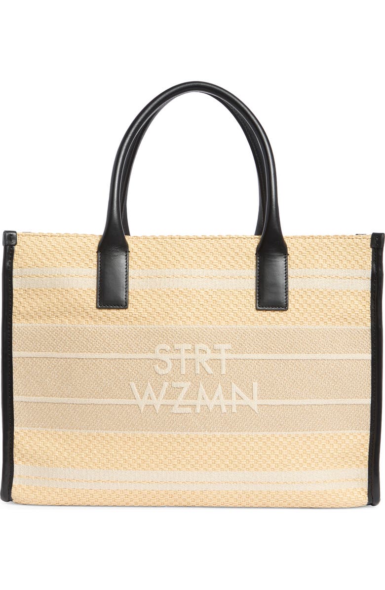 Stuart Weitzman SW Raffia Tote, Main, color,