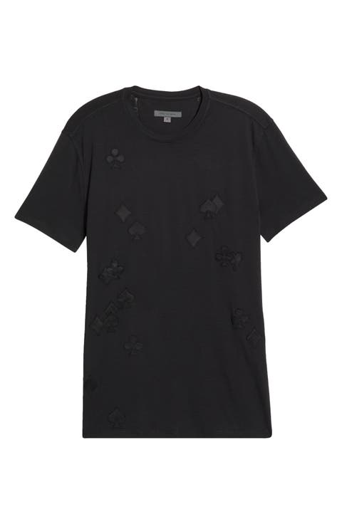 Suits Appliqué Organic Cotton T-Shirt