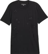 John Varvatos Suits Appliqué Organic Cotton T-Shirt