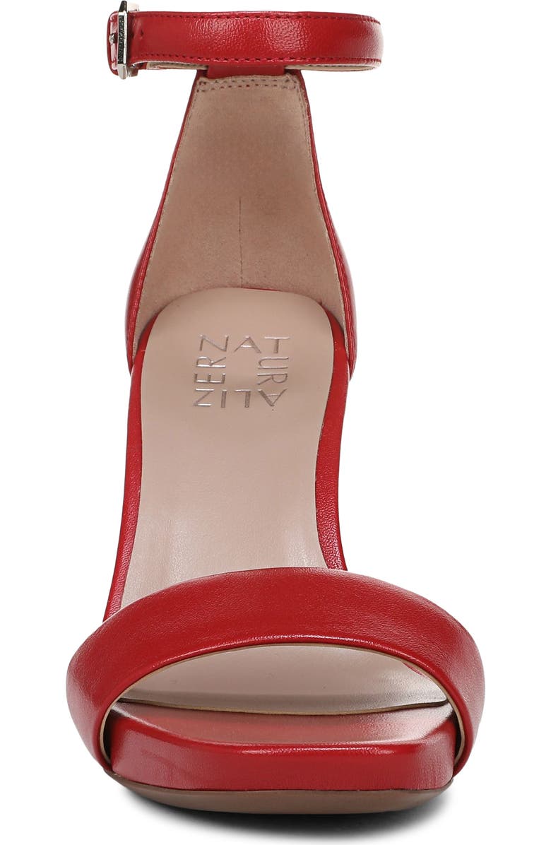 Naturalizer Joy Ankle Strap Sandal, Alternate, color, Red