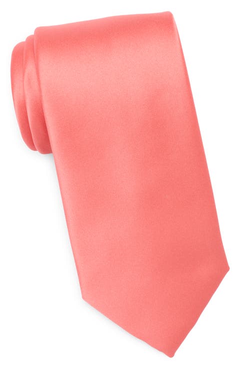Solid Satin Tie
