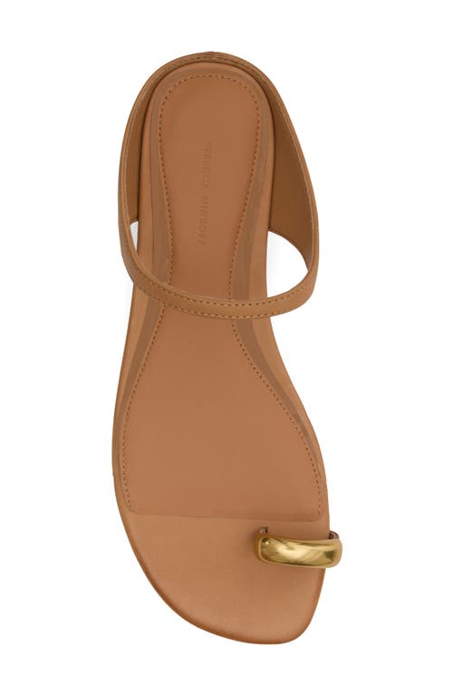 Rebecca Minkoff Toe Ring Slide Sandal In Brown