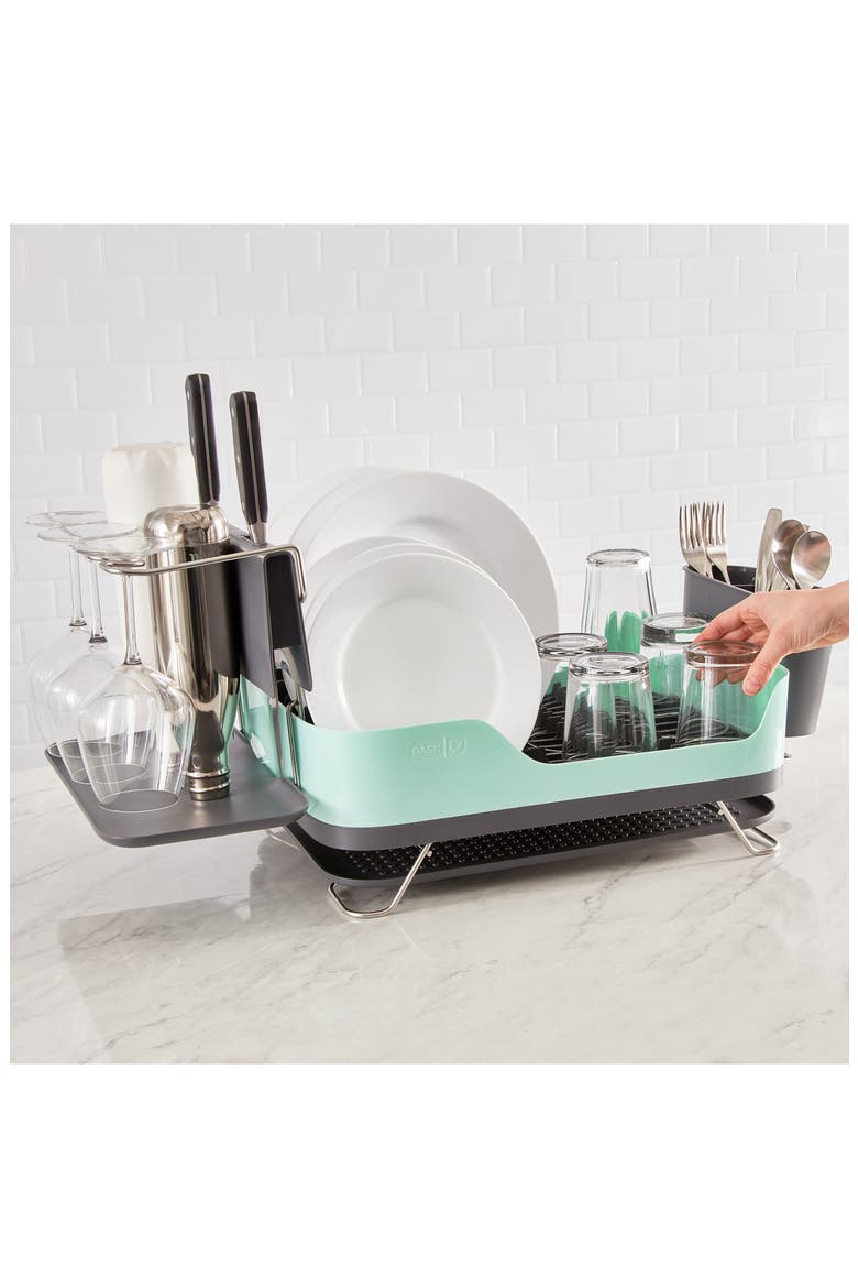 SmartStore Dish Rack, Alternate, color, AQUA
