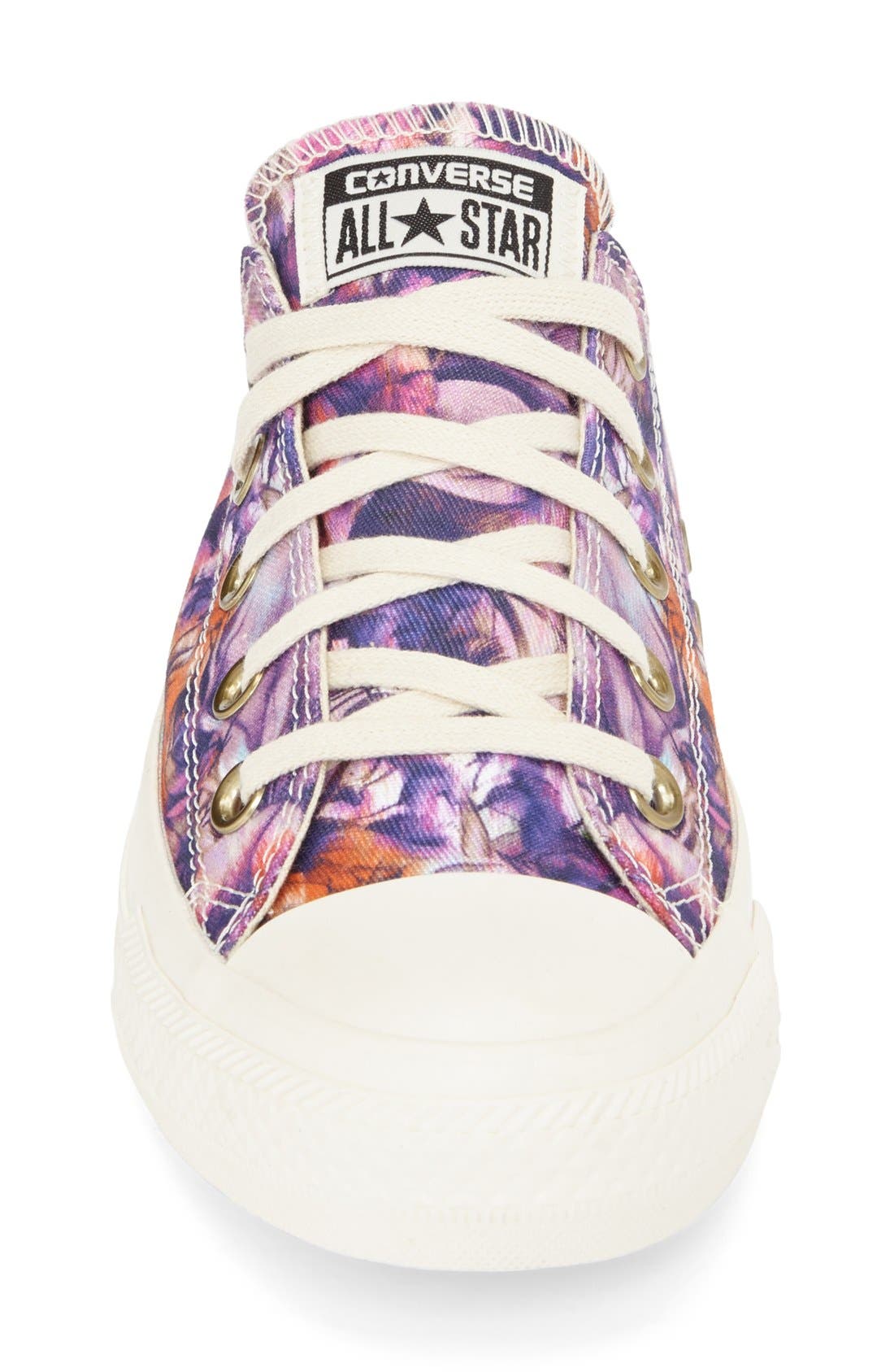 Converse Chuck Taylor<sup>®</sup> Floral Print Sneaker, Alternate, color, 