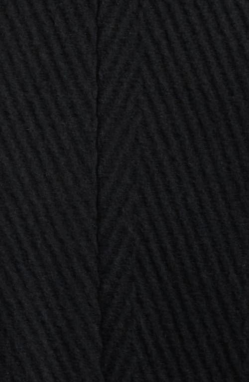 Sam Edelman Chevron Pattern Tie Waist Coat In Black