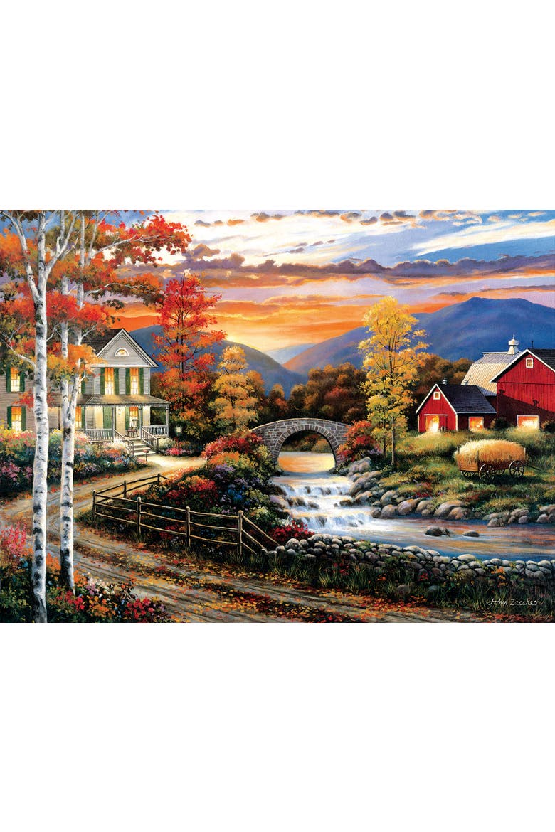 Babbling Creek Road 1000 piece Jigsaw Puzzle for Adults, Alternate, color, Multicolor