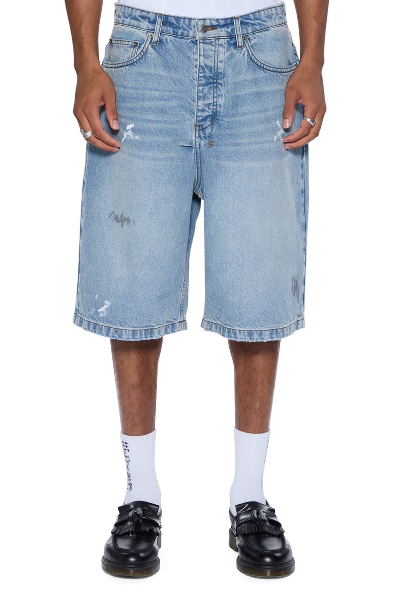 Ksubi Maxx Denim Shorts, Main, color, Denim