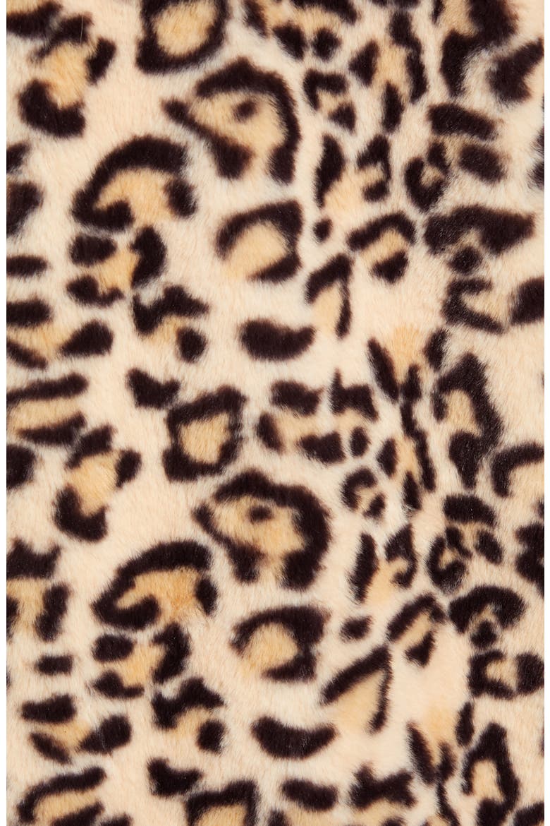 Leopard Print Faux Fur Coat (Nordstrom Exclusive), Alternate, color, TPBK TAUPE