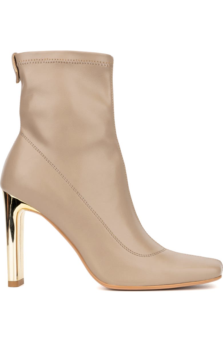 TORGEIS Chiara Square Toe Bootie, Alternate, color, Natural