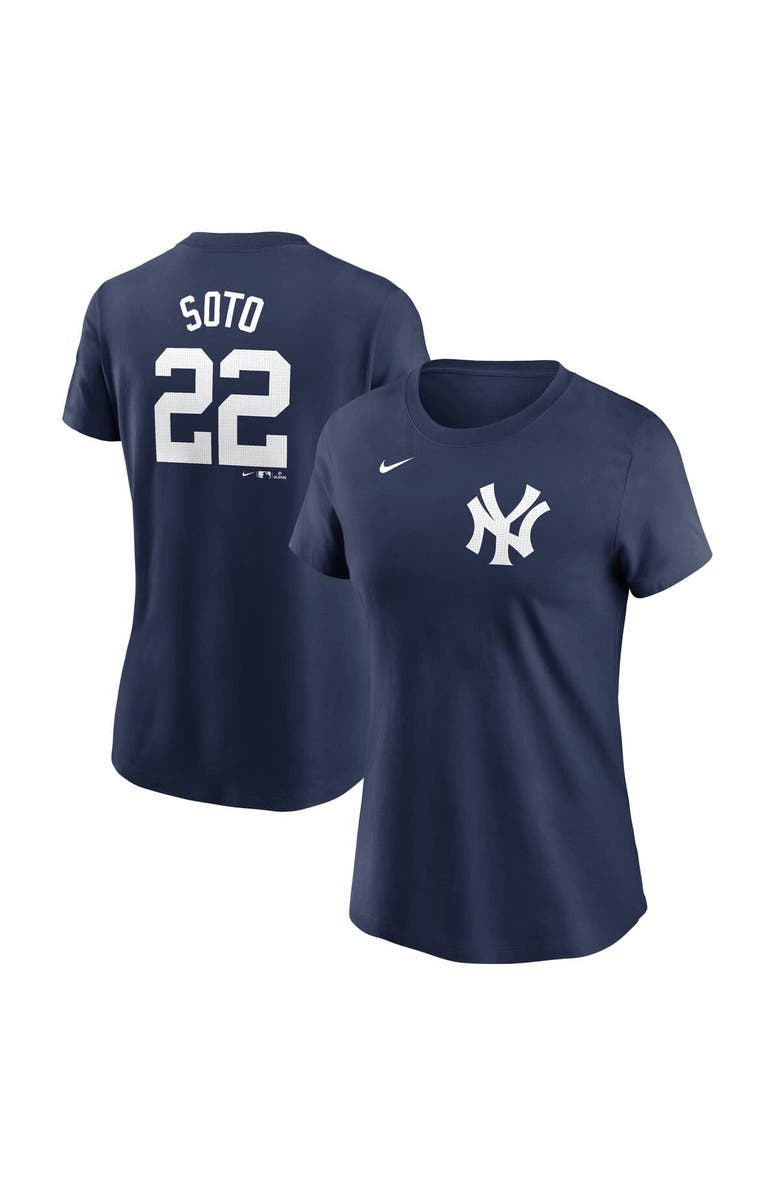 Nike Women's Nike Juan Soto Navy New York Yankees 2024 Fuse Name & Number T-Shirt, Main, color, 