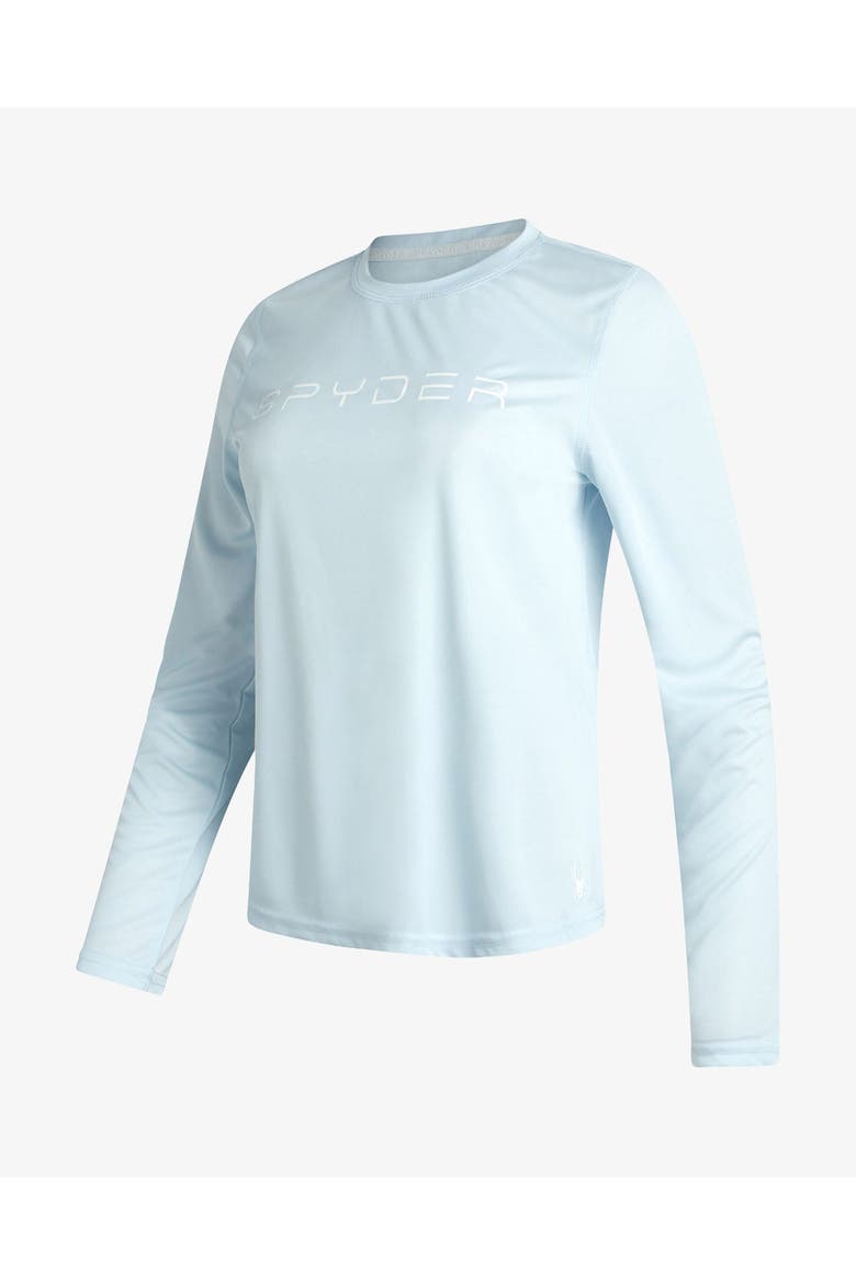 Women Spyder Long Sleeve, Alternate, color, Mist blue
