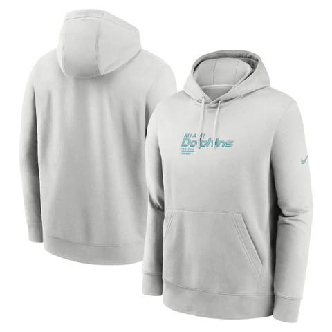 Men's Nike Gray Miami Dolphins Edge Pack French Terry Club Pullover Hoodie
