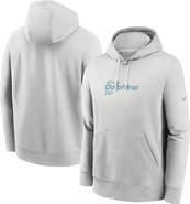 Nike Men's Nike Gray Miami Dolphins Edge Pack French Terry Club Pullover Hoodie