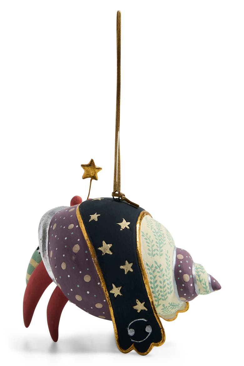 Patience Brewster Cancer Zodiac Ornament, Alternate, color, MULTI