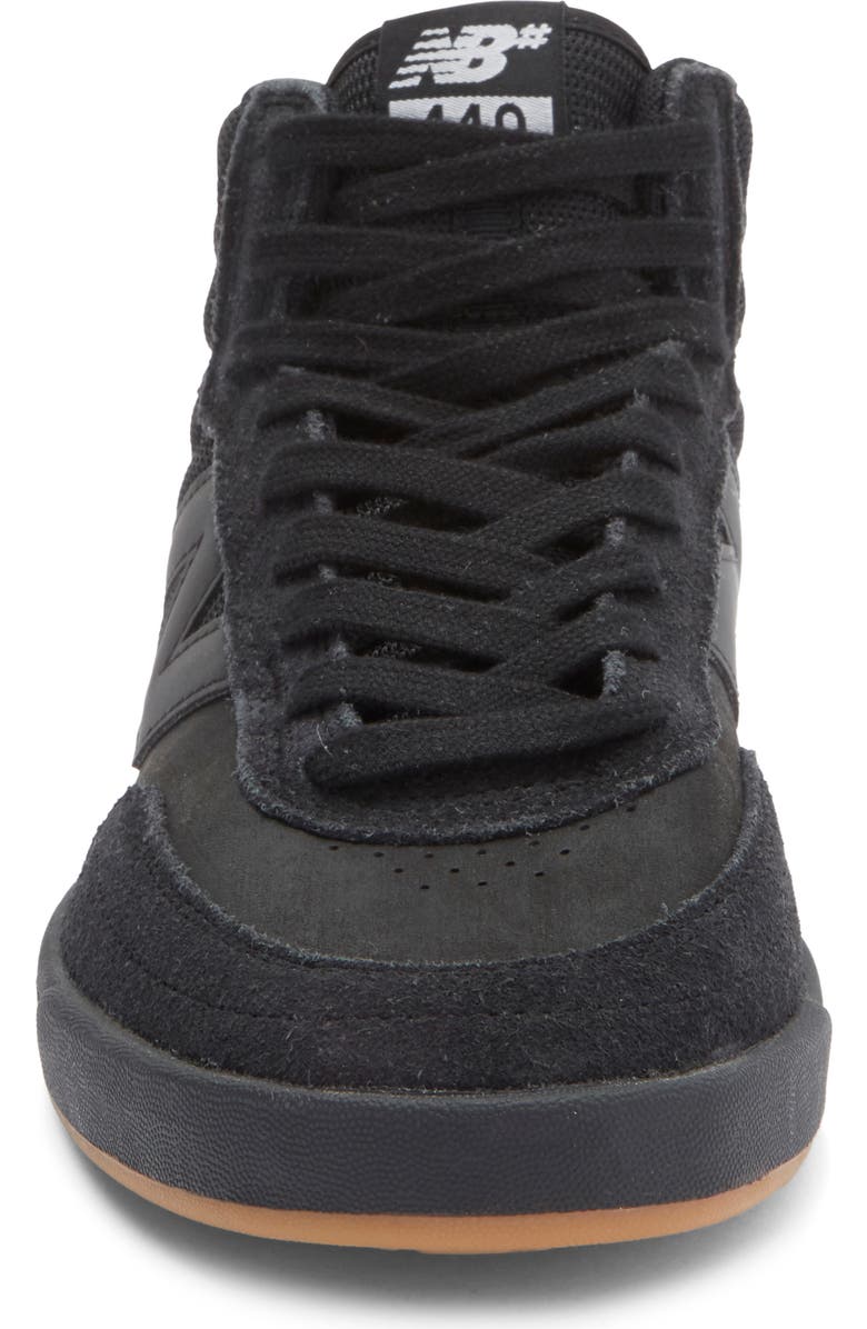 New Balance Numeric 440 High V2 Sneaker, Alternate, color, Black/ Gum