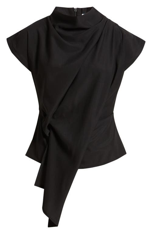 NIKKI LUND NIKKI LUND JADE ASYMMETRIC DRAPE TOP