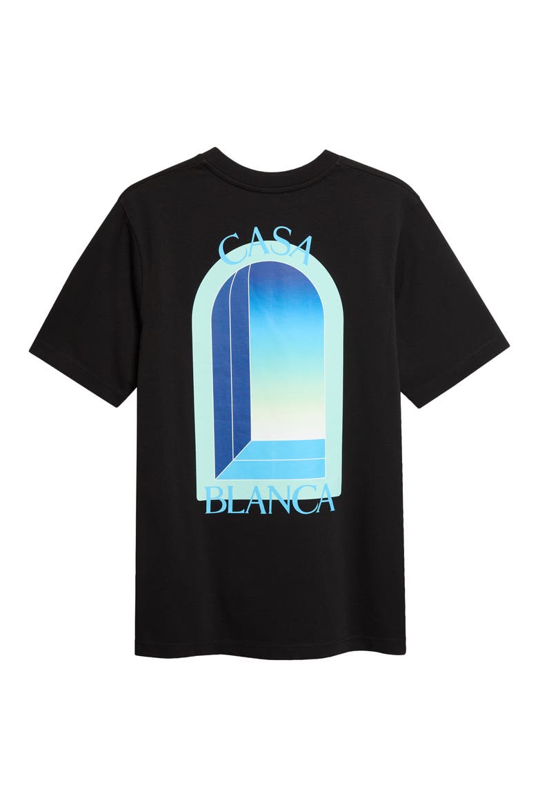 Classic Graphic Organic Cotton T-Shirt, Alternate, color, BLACK JERSEY