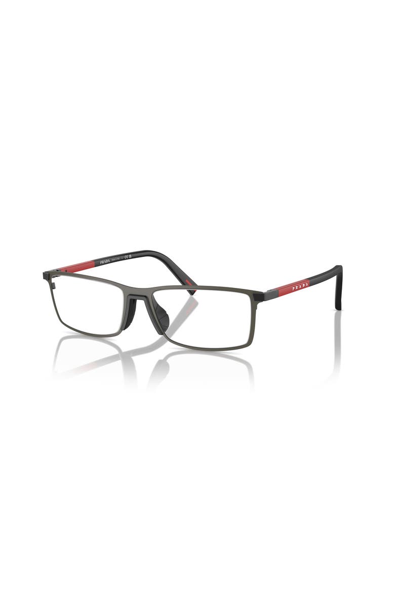 53mm Rectangle optical glasses, Main, color, Grey