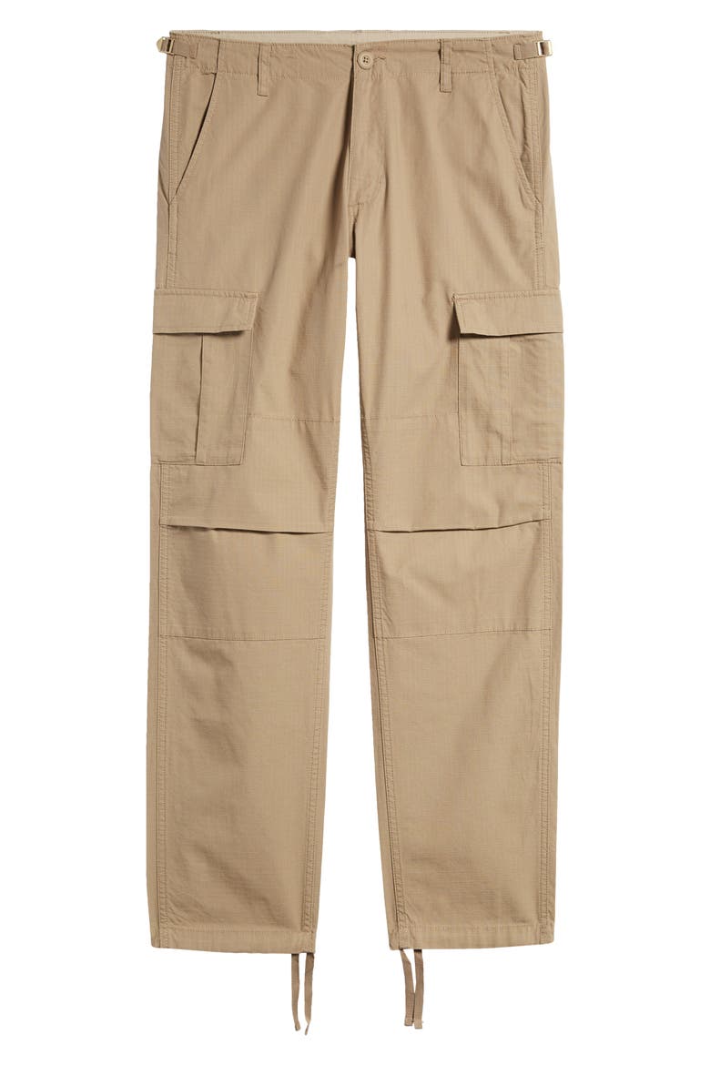 Aviation Ripstop Cotton Cargo Pants, Alternate, color, LEATHER (RINSED)