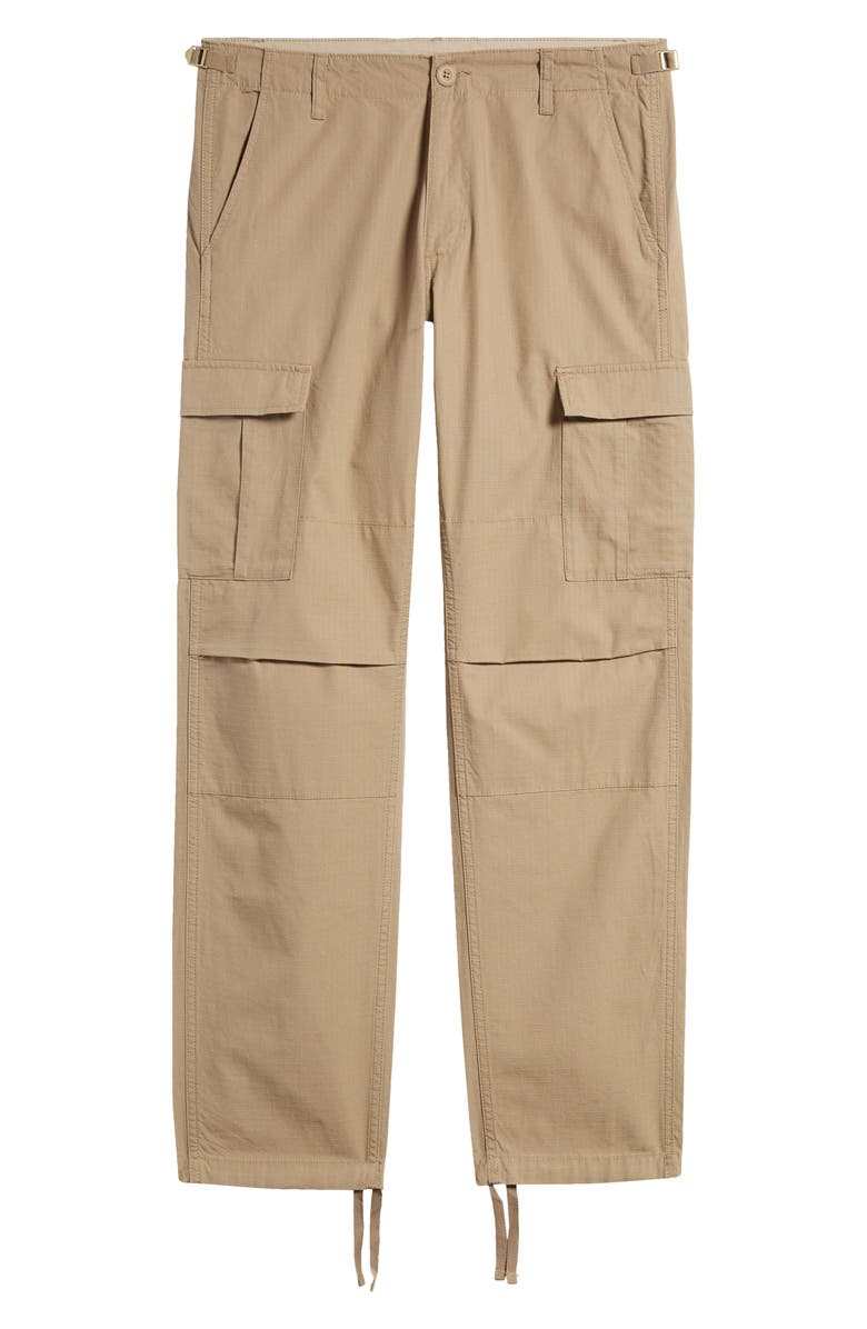 Carhartt Work In Progress Aviation Ripstop Cotton Cargo Pants, Alternate, color, Leather (Rinsed)