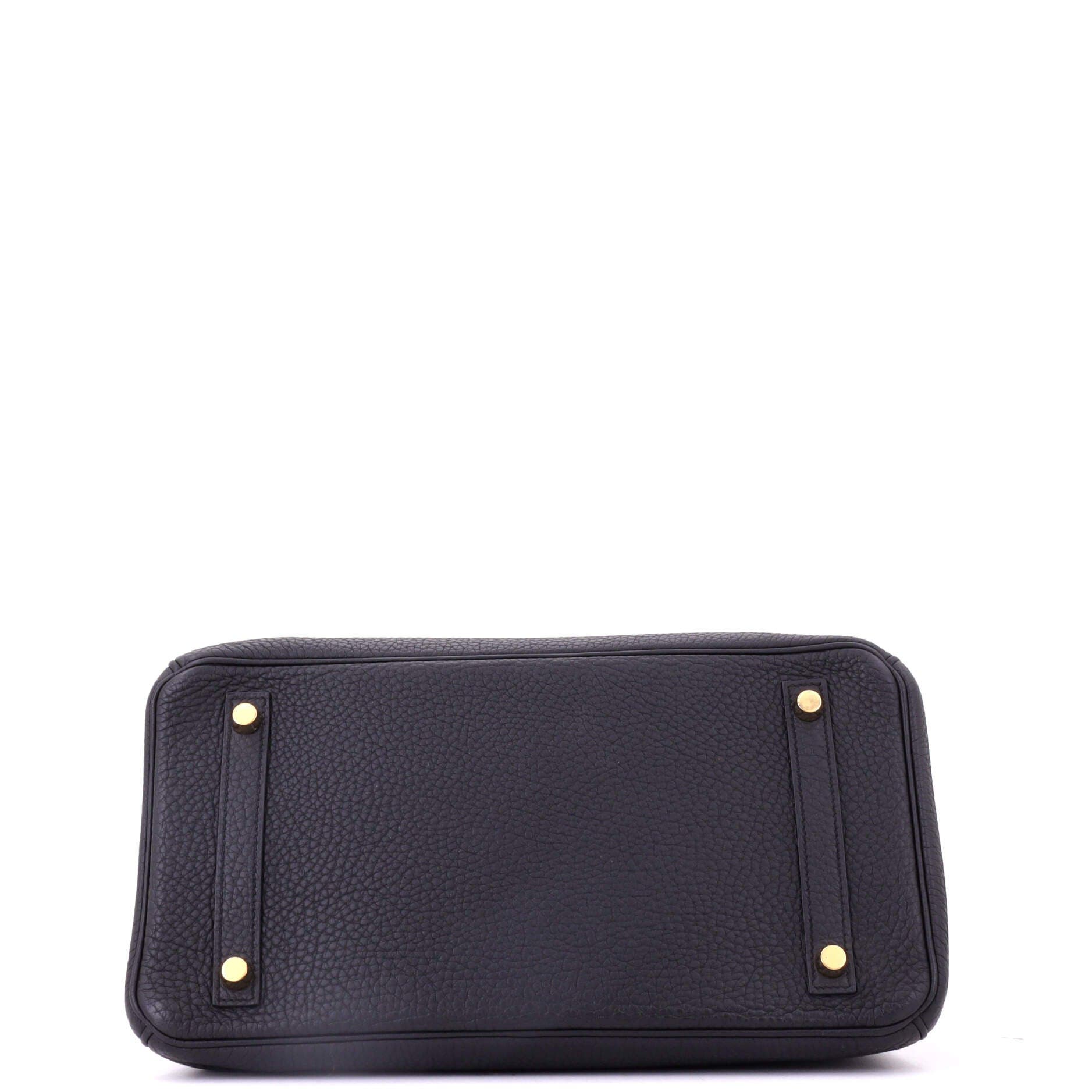 Pre-Owned Hermes Birkin Handbag Black Togo with Gold Hardware 30, Alternate, color, Noir